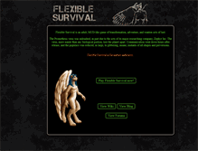 Tablet Screenshot of flexiblesurvival.com